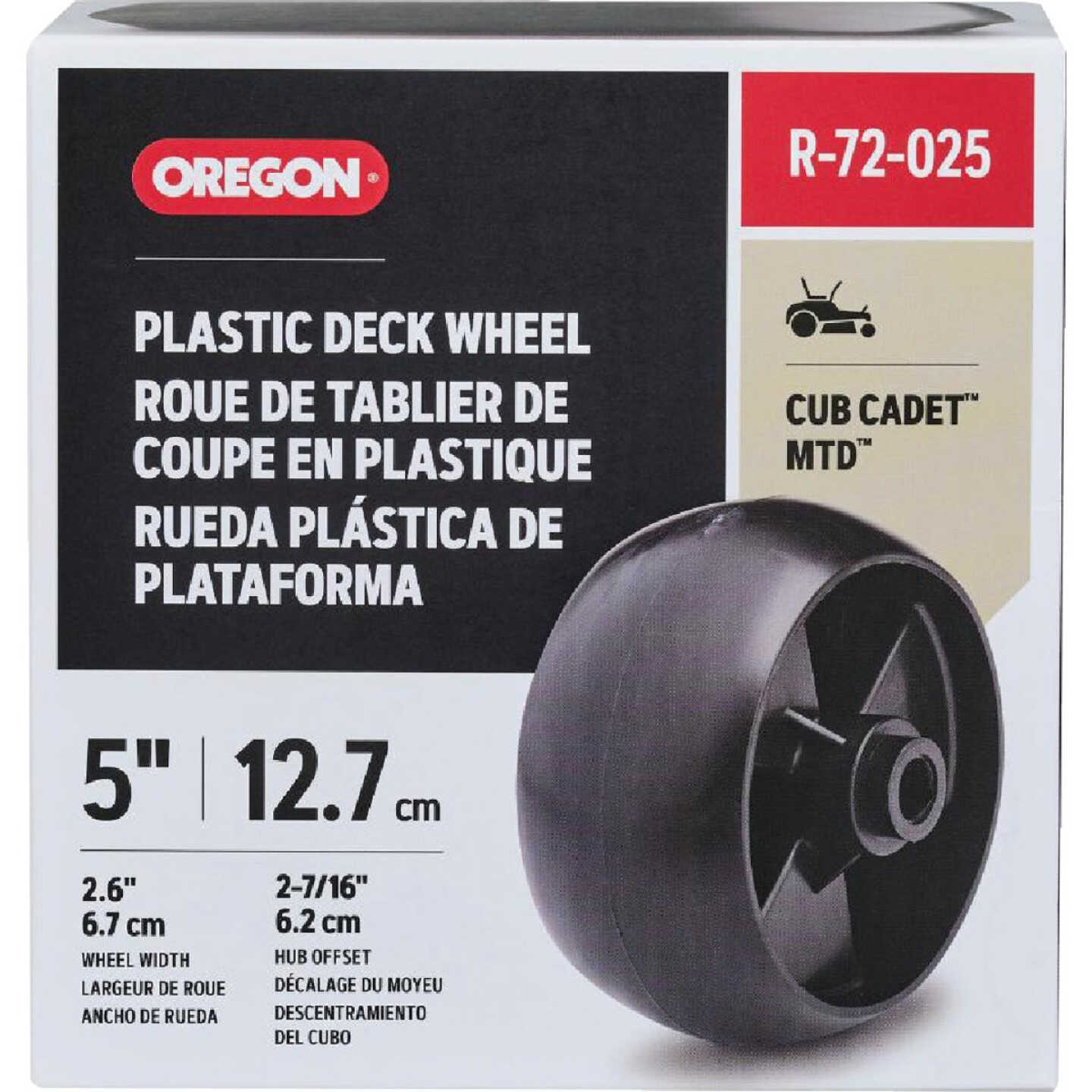Oregon Replacement Anti-Scalp Deck Wheel Image 1