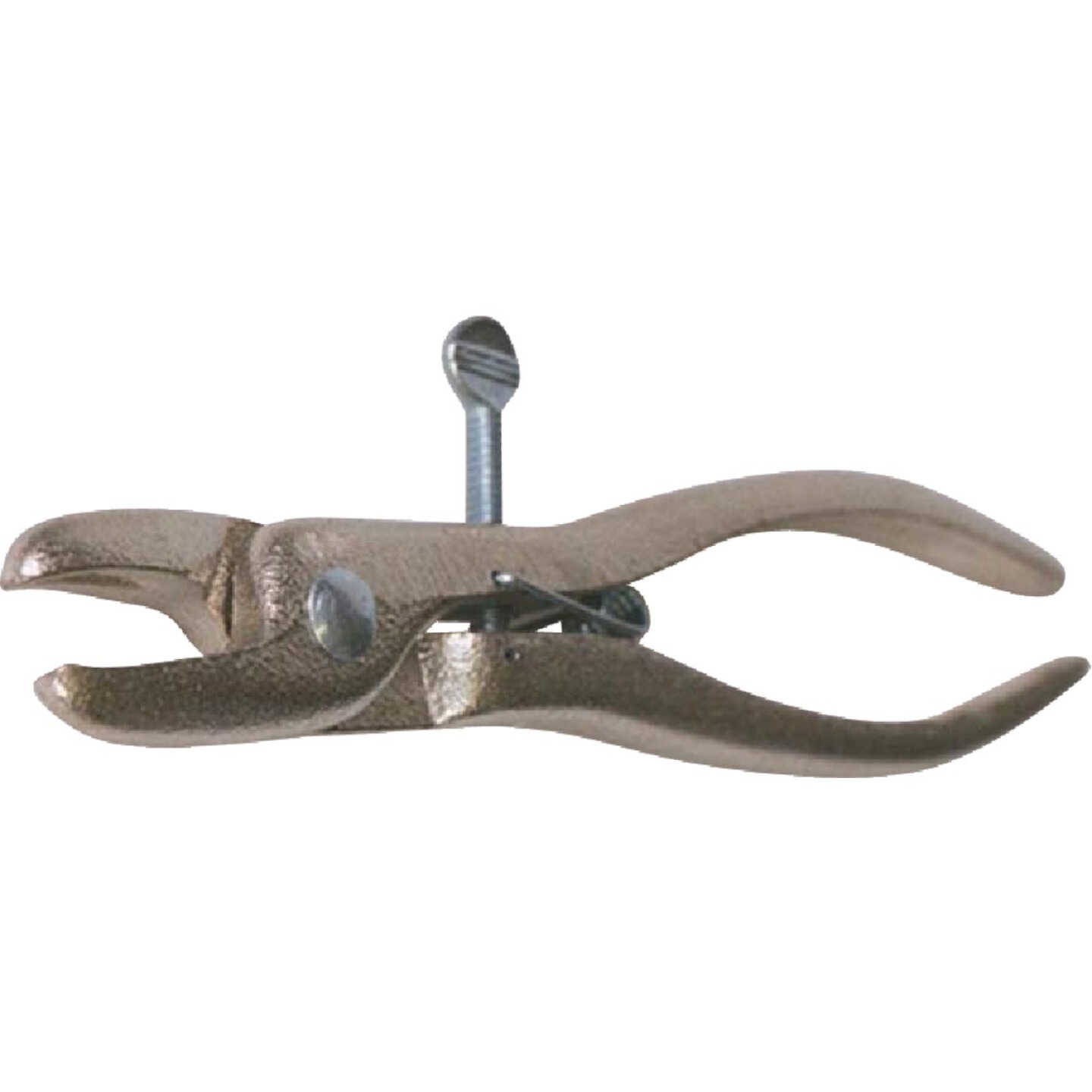Decker Nickel-Plated Cast Malleable Iron Hog Ring Pliers with Spring Image 1