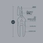 Woodland 6.25 In. Heavy Duty Nano-Tip Snip Image 4