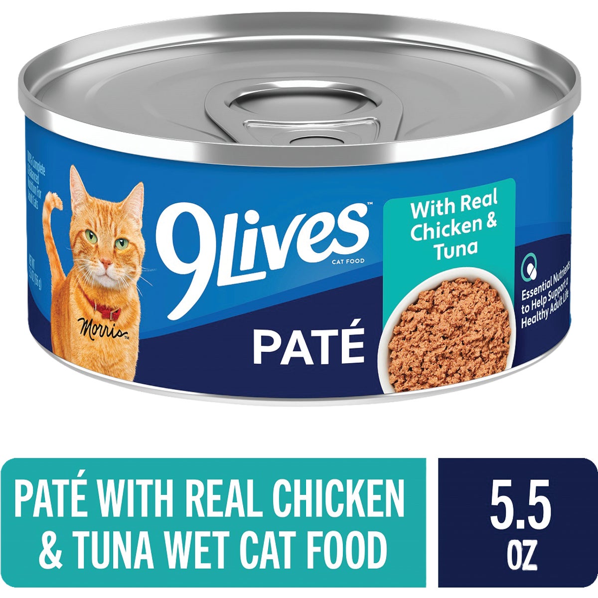 9 Lives 5.5 Oz. Chicken & Tuna Canned Cat Food
