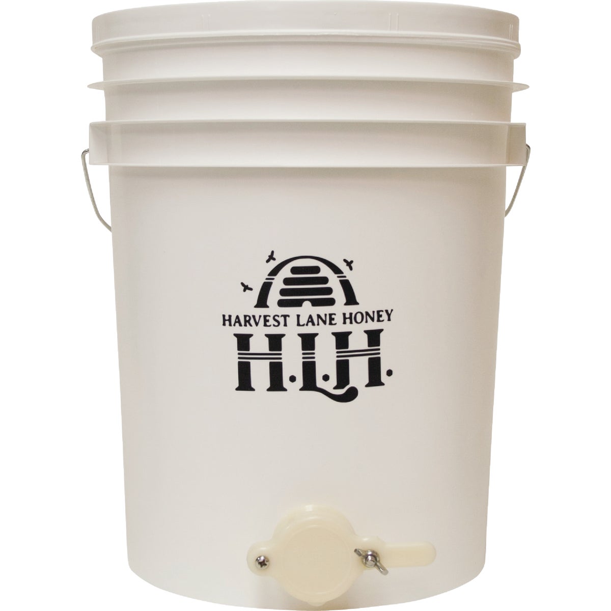 Harvest Lane Honey 5 Gal Plastic Honey Bucket with Gate Image 1