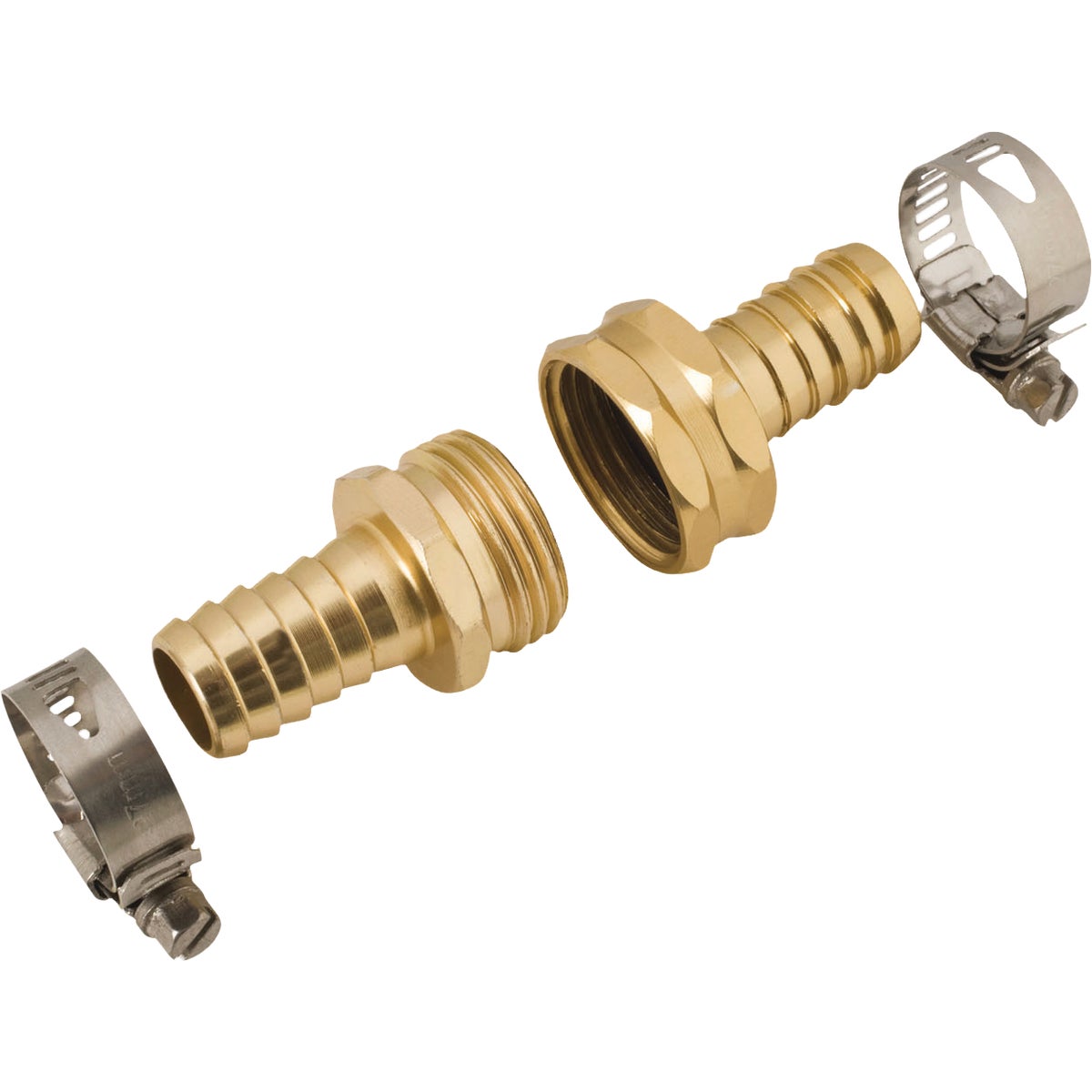 Melnor Metal Hose Coupling Set with Clamps