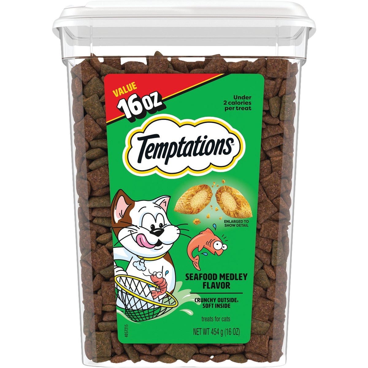 Whiskas 16 Oz. Seafood Medley Temptations Cat Treats