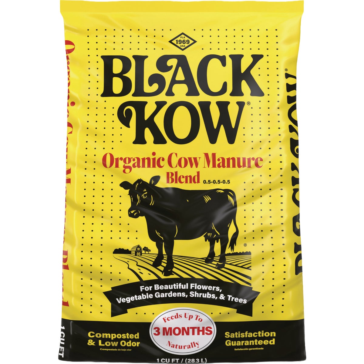 Black Kow 1 Cu. Ft. Organic Cow Manure Blend