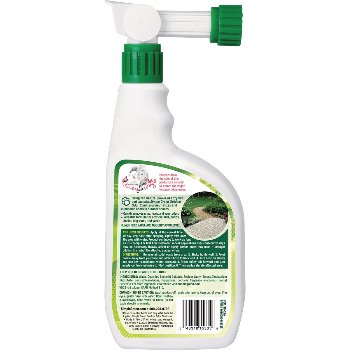 Simple Green 32 Oz. Hose End Spray Outdoor Odor Eliminator Image 2