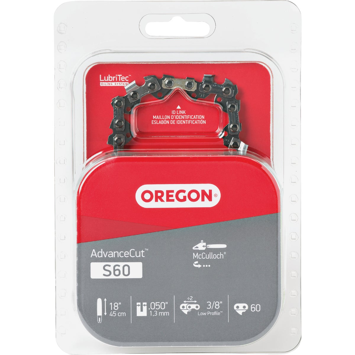 Oregon AdvanceCut 18 In. 60-Link Chainsaw Chain Image 1