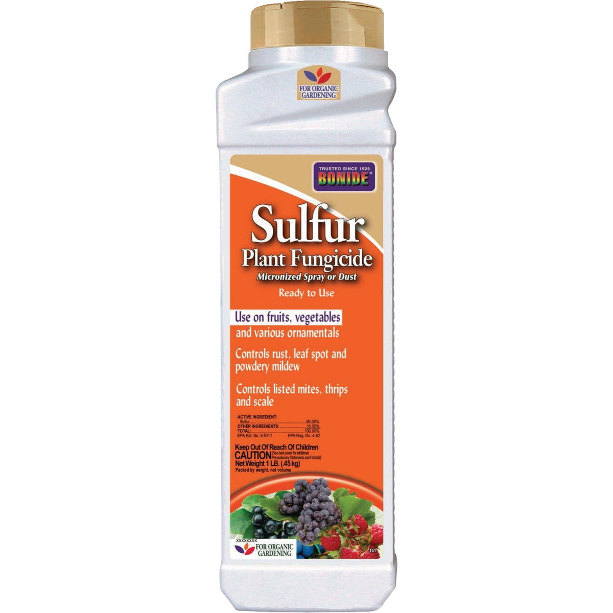 Bonide 1 Lb. Ready To Use Sulfur Plant Fungicide