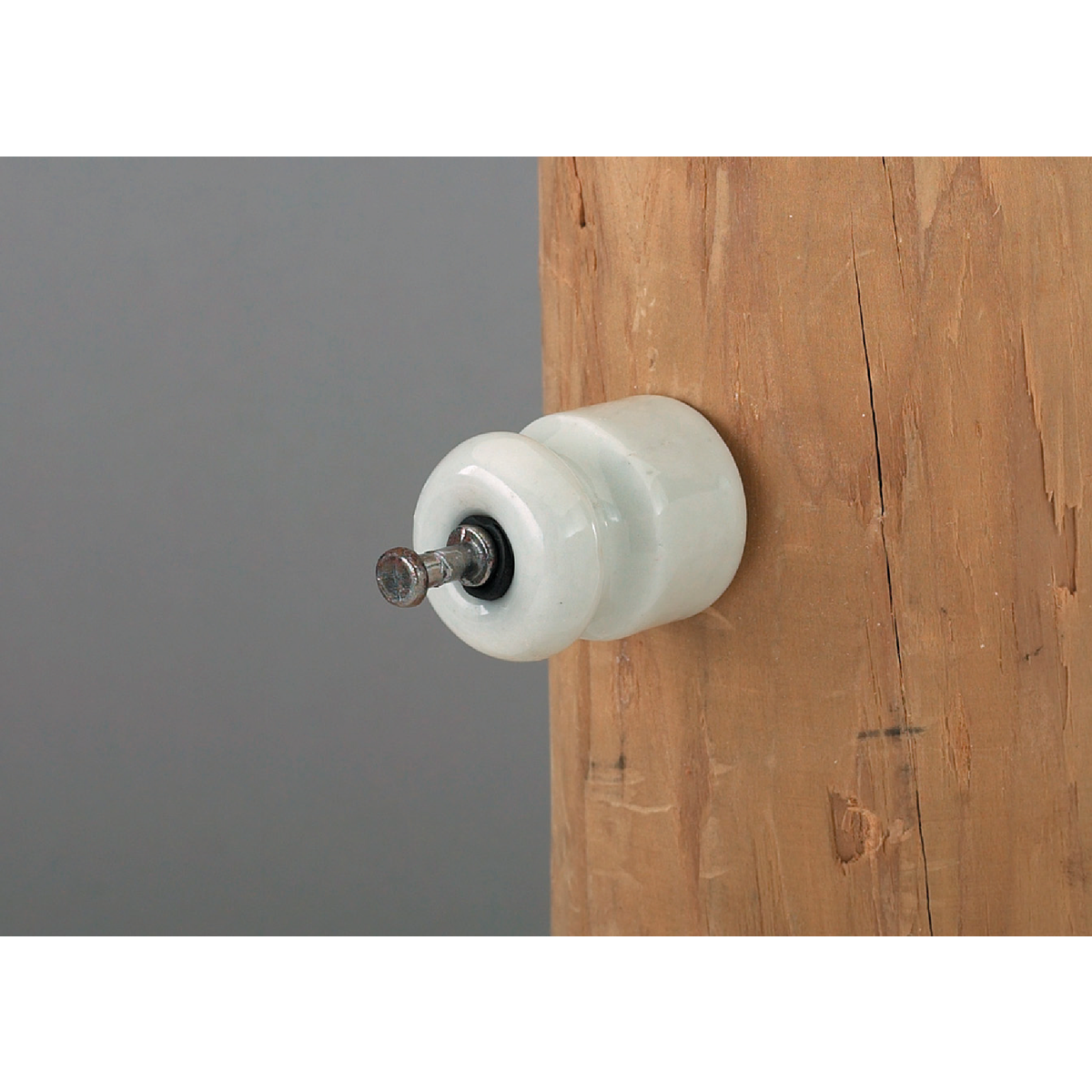 Dare Nail-On White Porcelain Electric Fence Insulator (25-Pack) Image 1