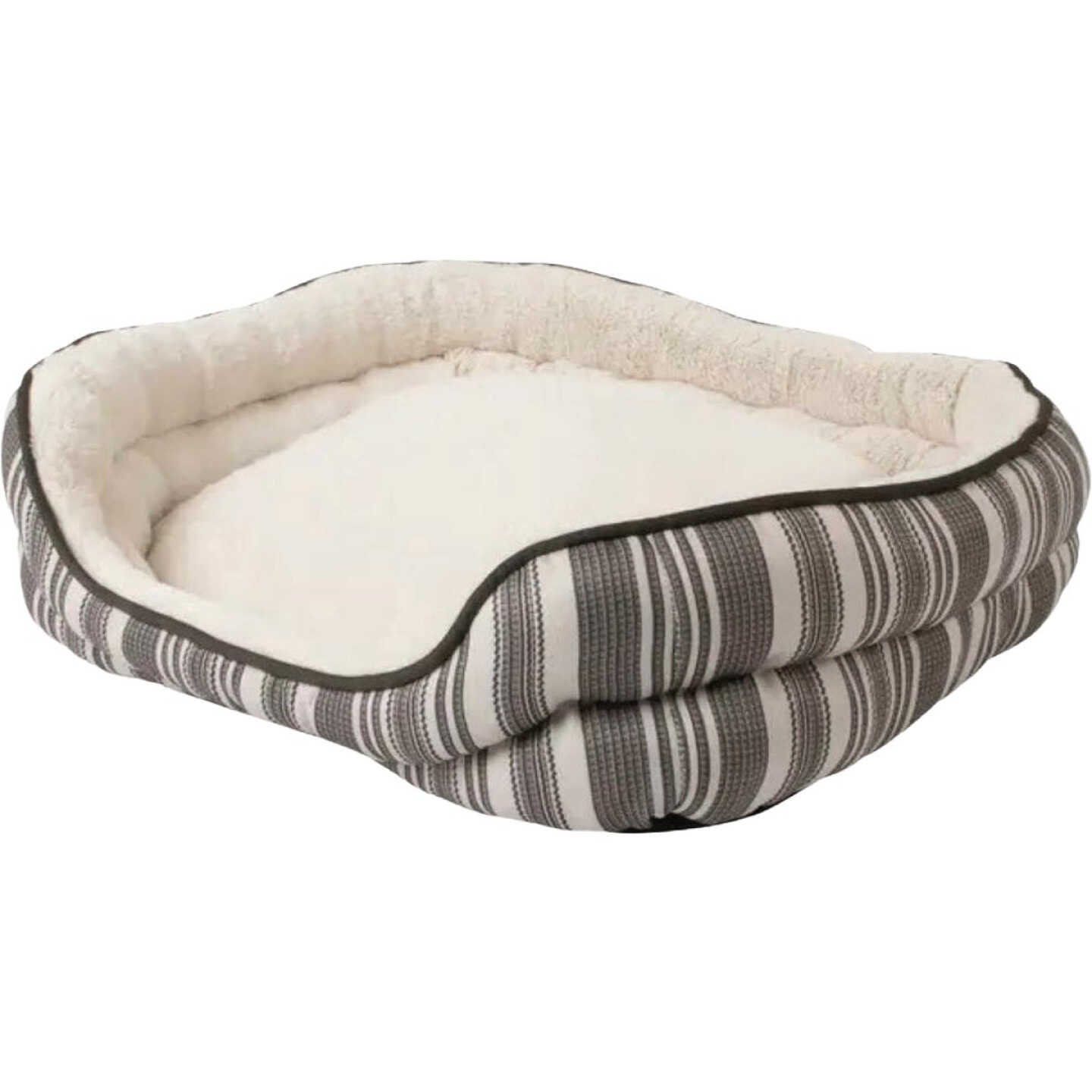 Petmate 21 In. x 25 In. Double Bolster Cuddler Dog Bed Image 1