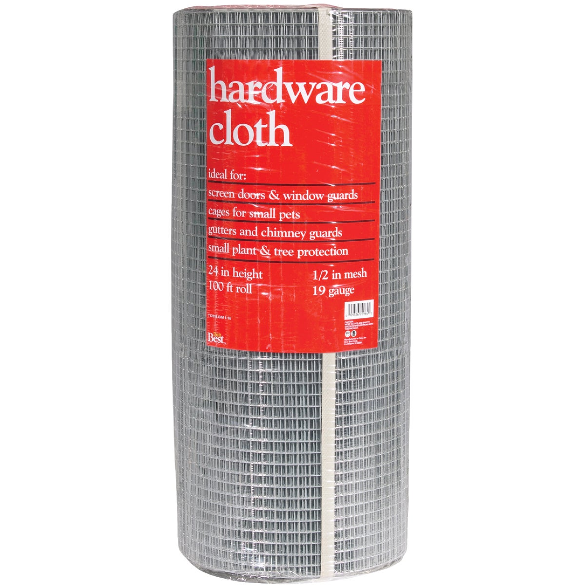 Agway 1/2 In. Mesh x 24 In. H. x 100 Ft. L. 19-Ga. Hardware Cloth Image 2