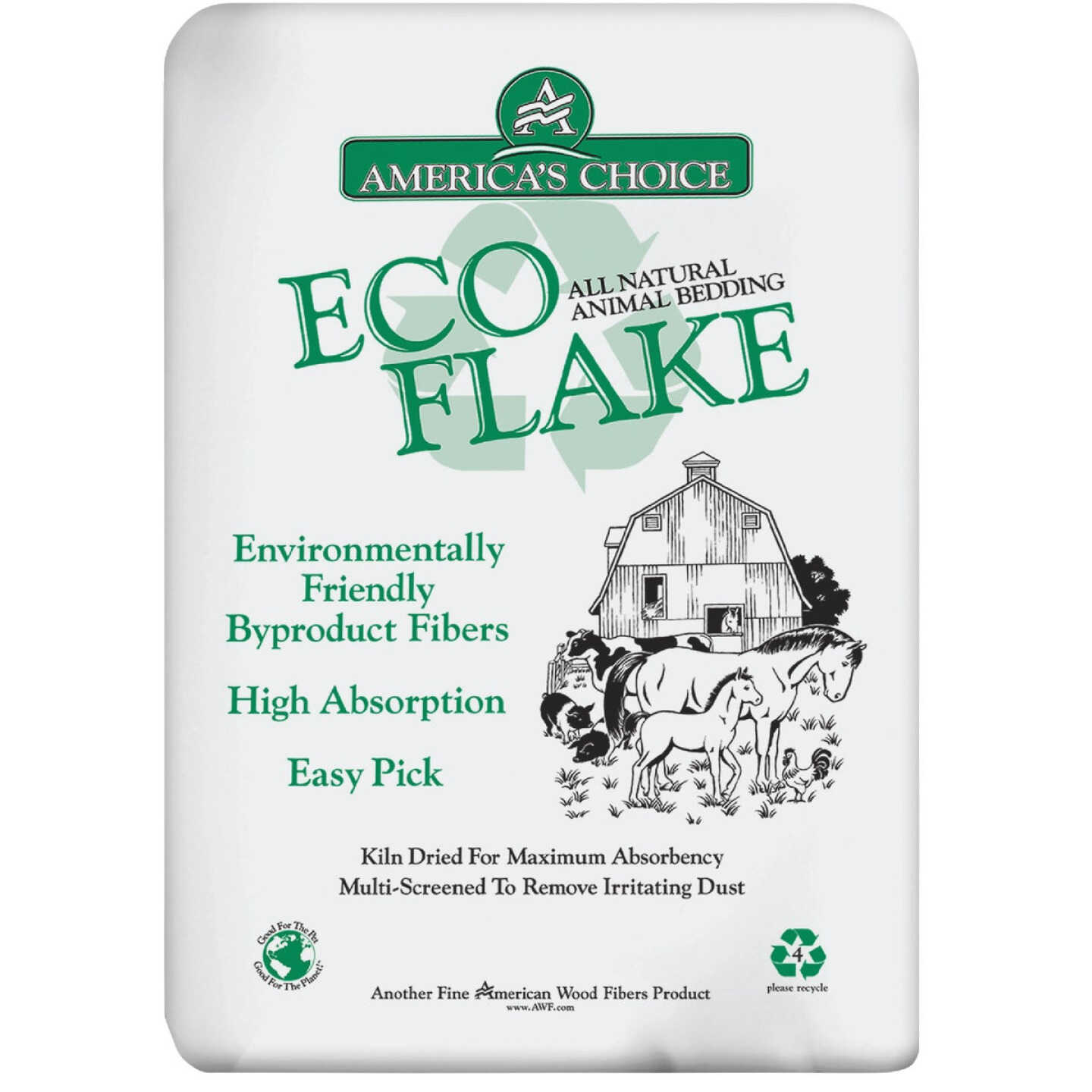 America's Choice 7.5 Cu. Ft. Pine Eco Flake Animal Bedding Stall Shavings Image 1