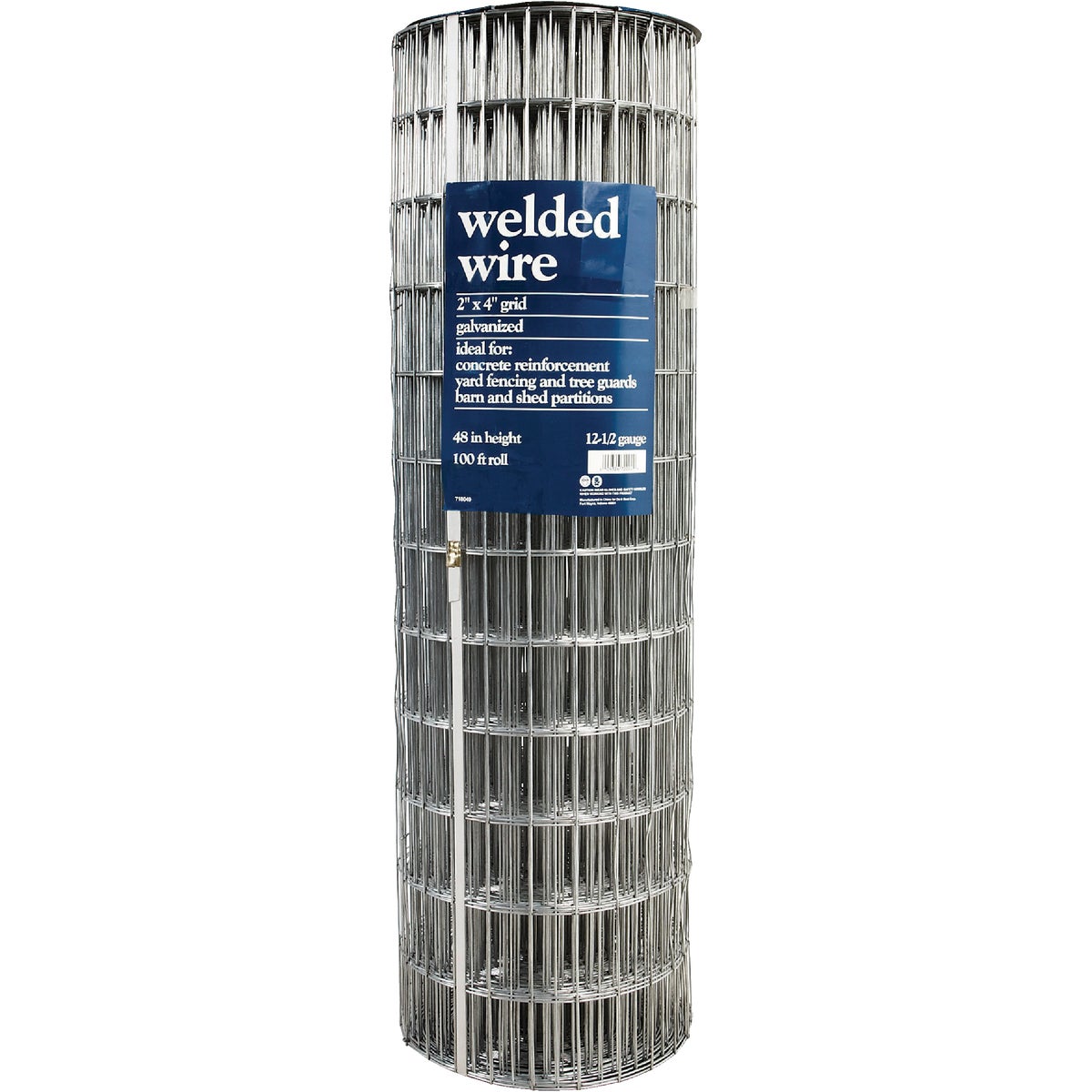 Agway 48 In. H. x 100 Ft. L. (2x4) Zinc-Coated Galvanized Welded Wire Fence Image 4