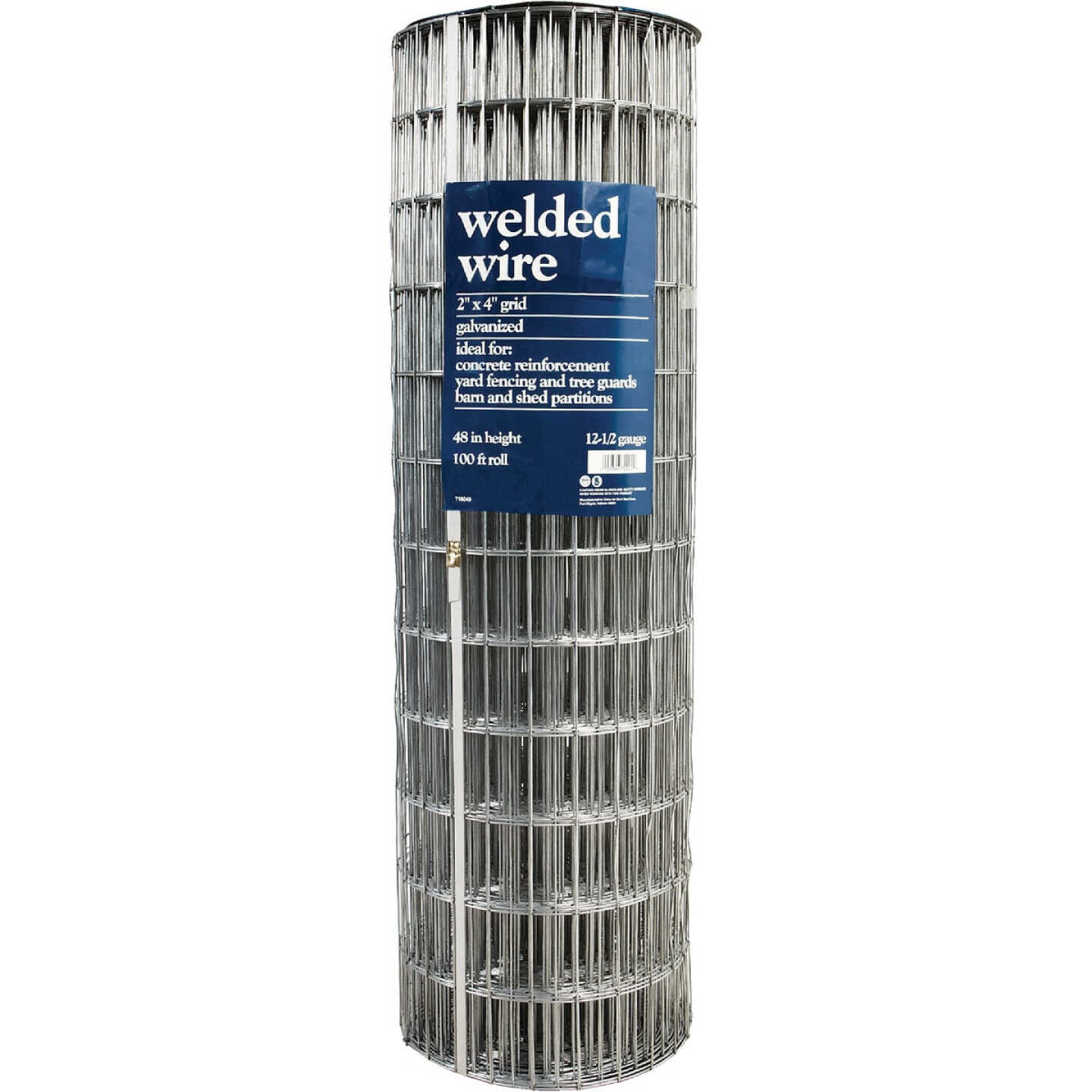 Agway 48 In. H. x 100 Ft. L. (2x4) Zinc-Coated Galvanized Welded Wire Fence Image 4