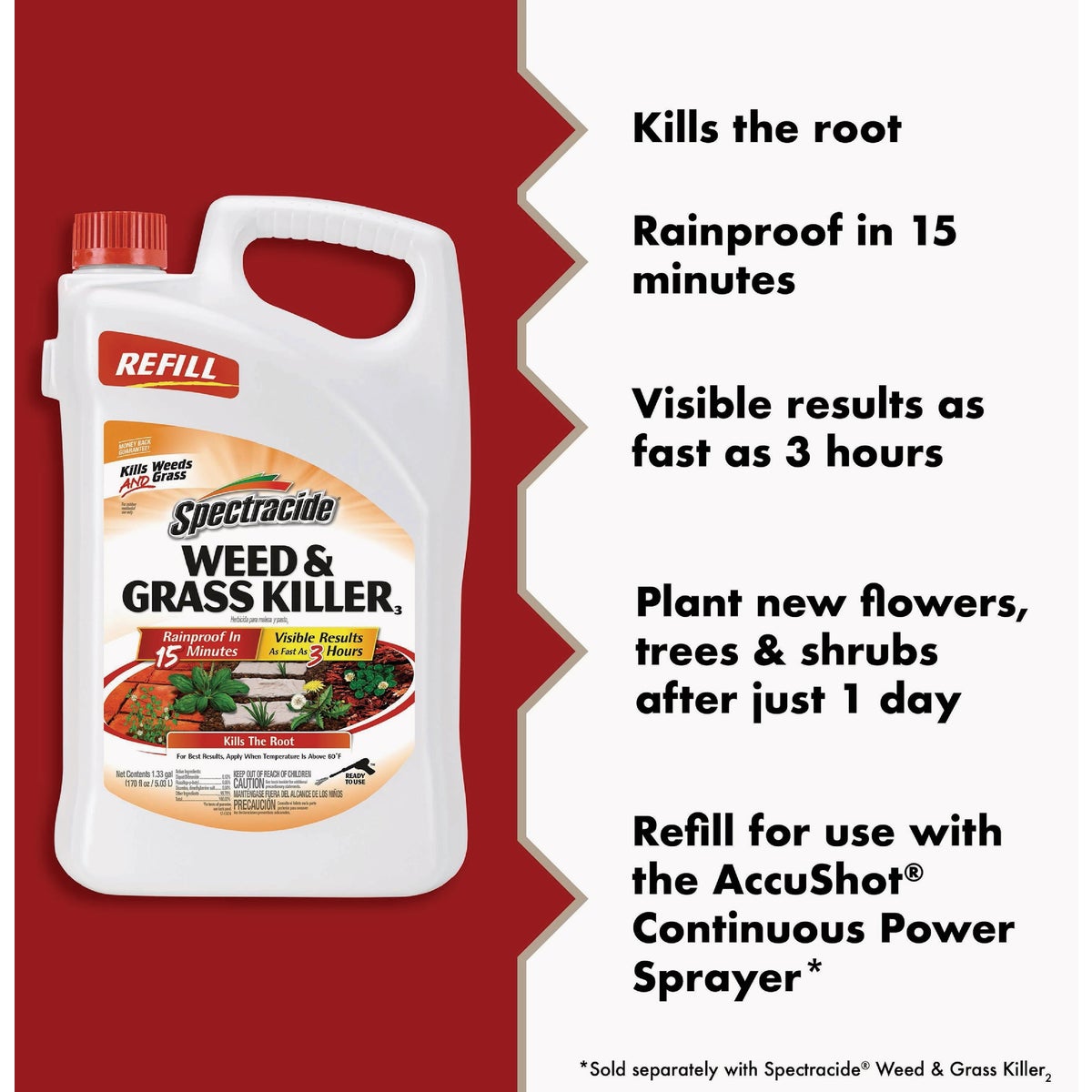 Spectricide 1.3 Gal. Weed & Grass Killer AccuShot Refill Image 2