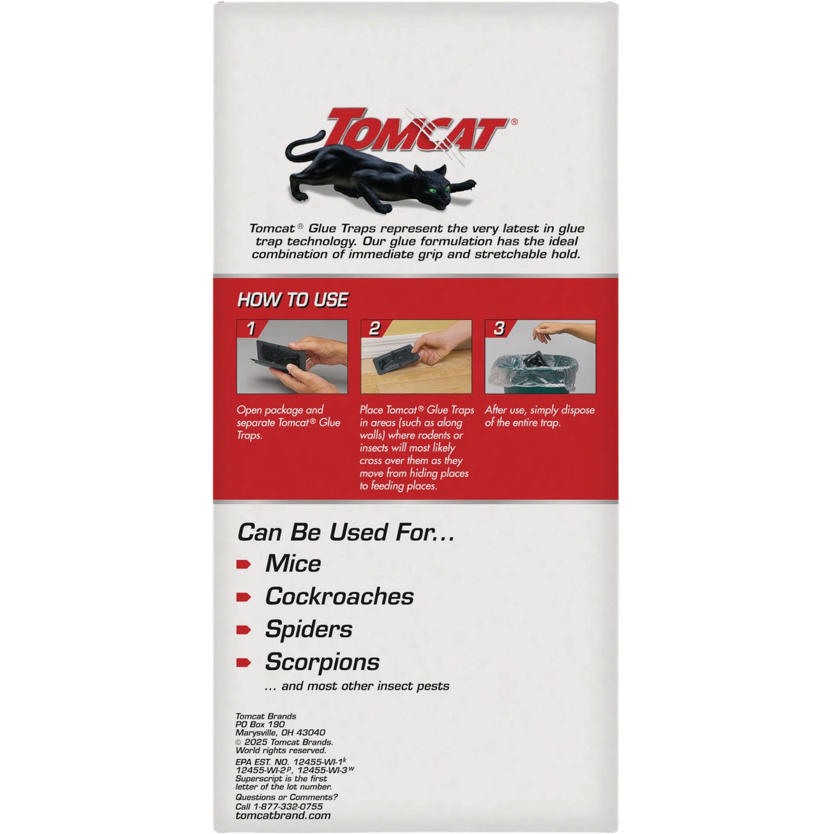Tomcat Mouse Glue Trap with Eugenol (6-Pack) Image 2