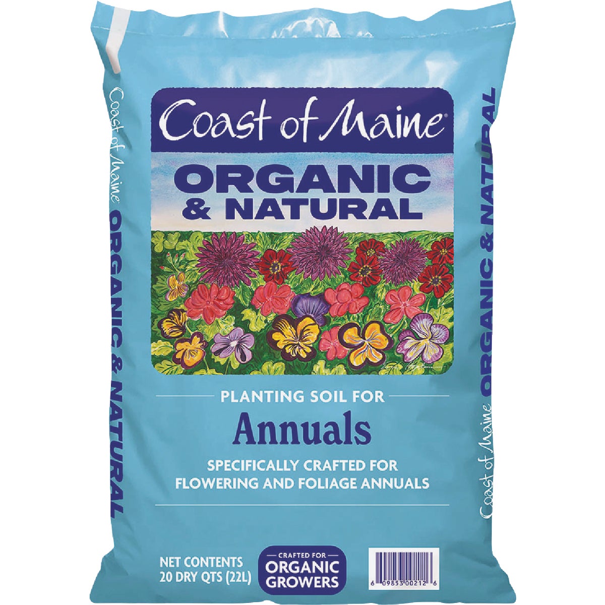 Coast of Maine 20 Qt. Organic & Natural Planting Soil for Annuals