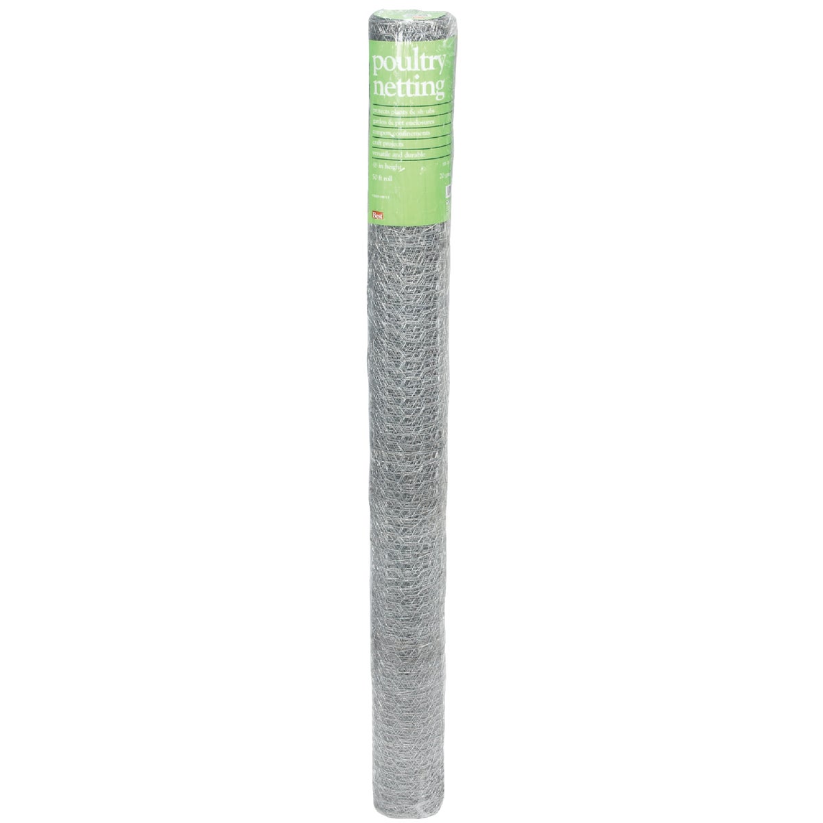 Agway 1 In. x 48 In. H. x 50 Ft. L. Hexagonal Wire Poultry Netting Image 2