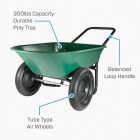 Green Thumb 5 Cu. Ft. Poly Wheelbarrow Image 3