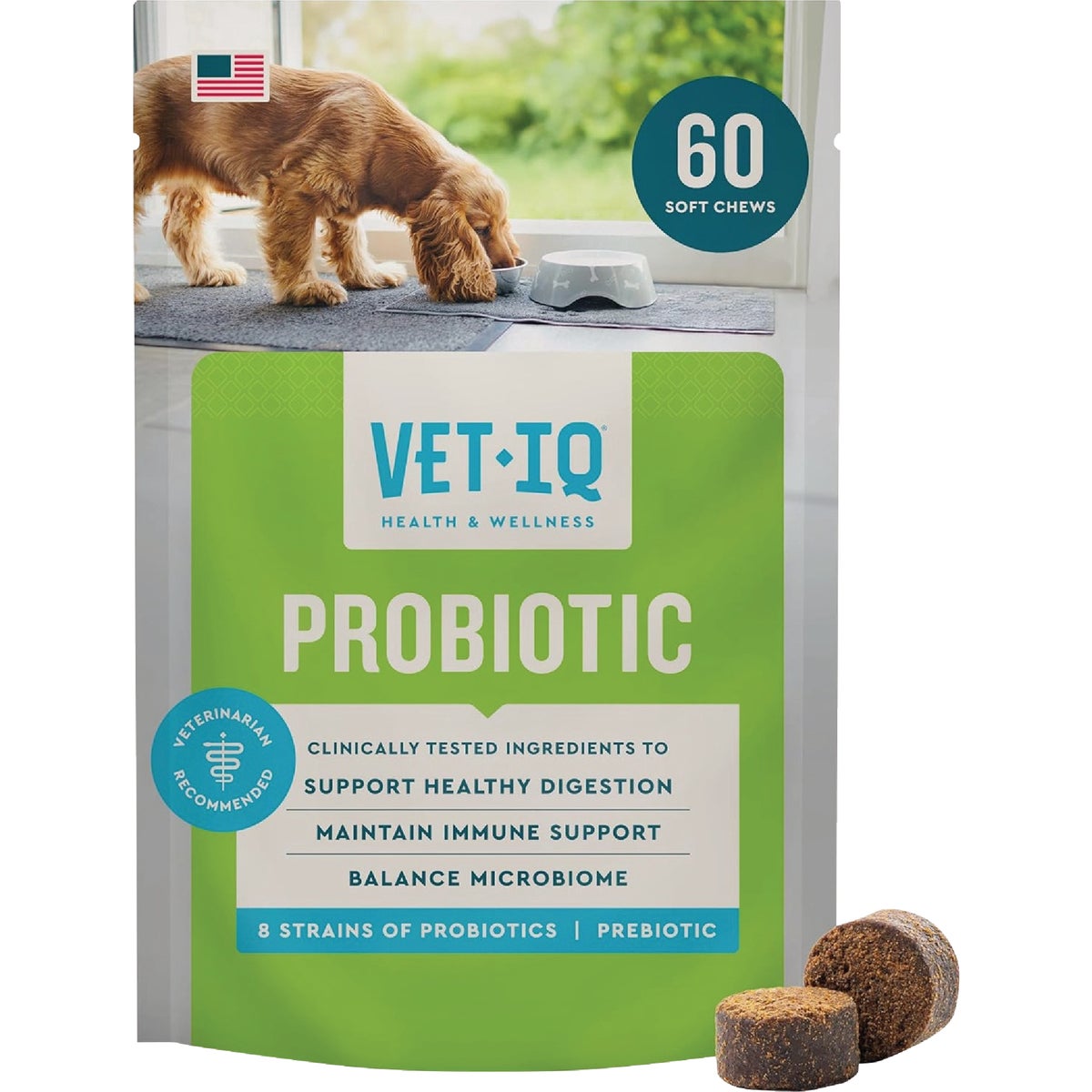 VetIQ Probiotic Dog Chew (60-Count)