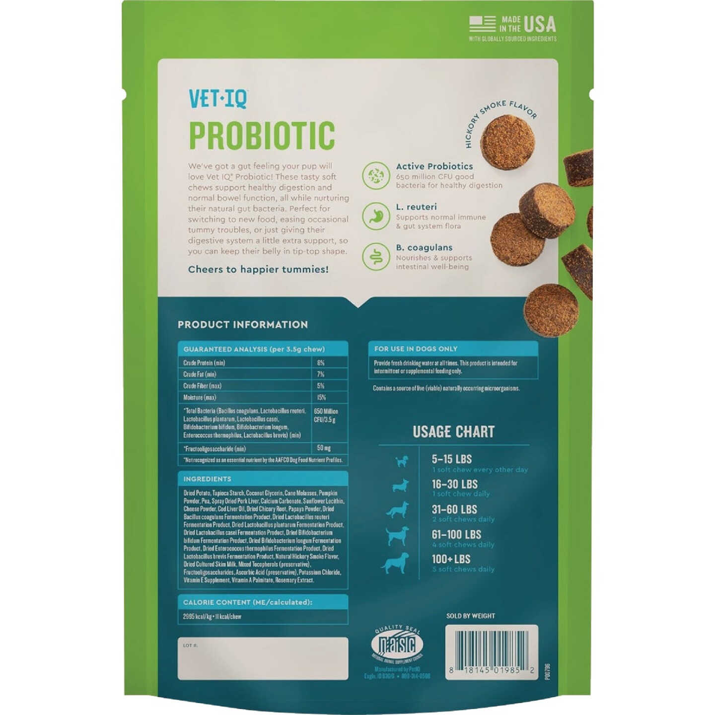 VetIQ Probiotic Dog Chew (60-Count) Image 6