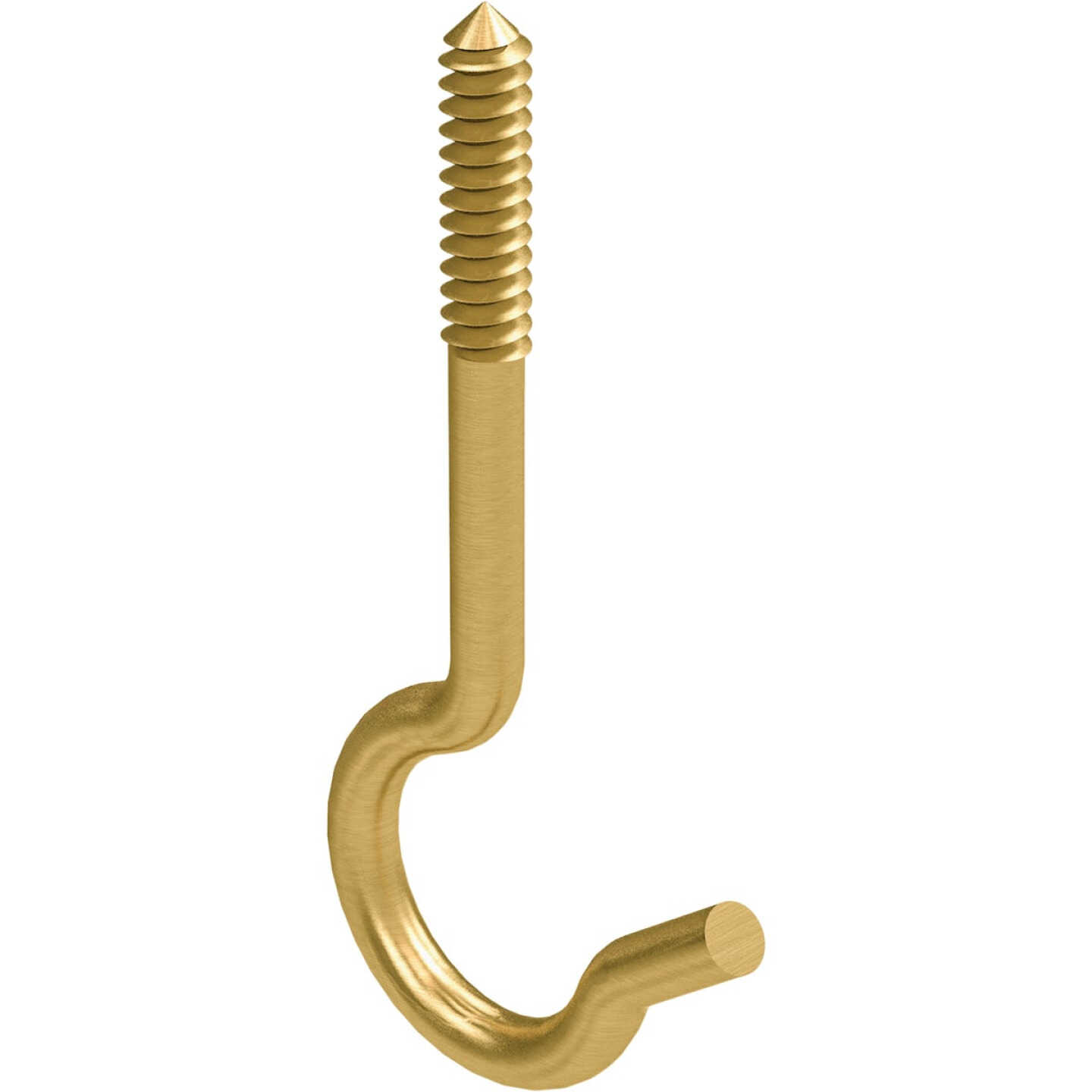 National Hardware 2-1/2 In. Brass Ceiling Hook (3-Pack) Image 1
