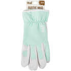 Mud Women's Small/Medium Goatskin Leather Mint Garden Glove Image 2