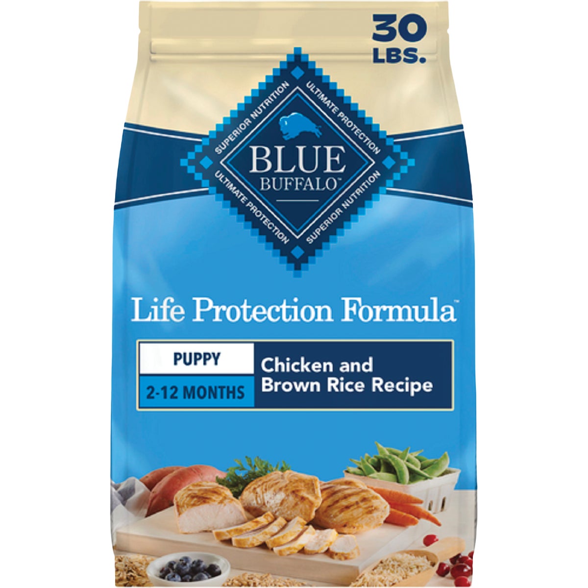 Blue Buffalo 30 Lb. Chicken/Rice Dry Puppy Food