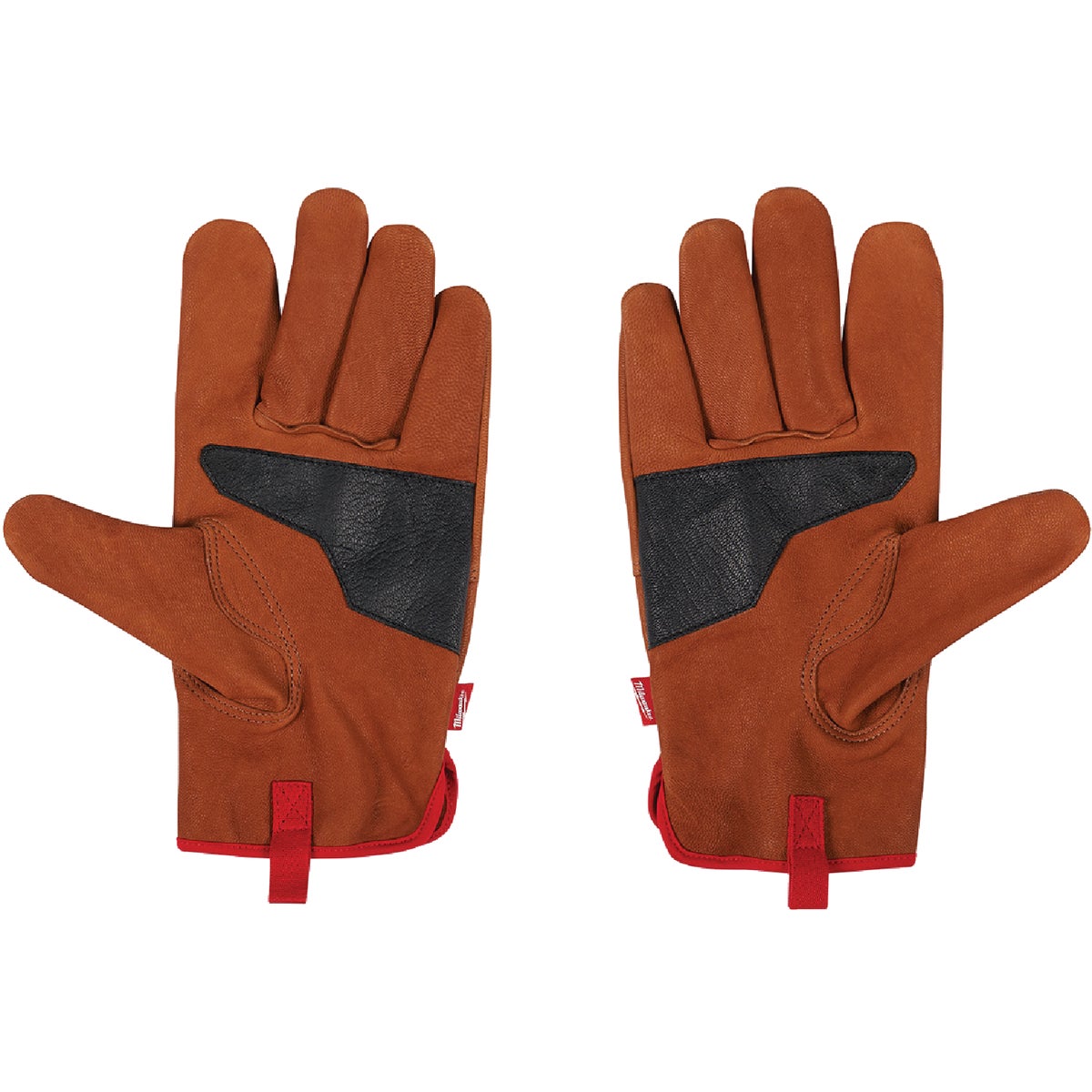 Milwaukee Men's XL Goatskin Leather Work Gloves Image 3