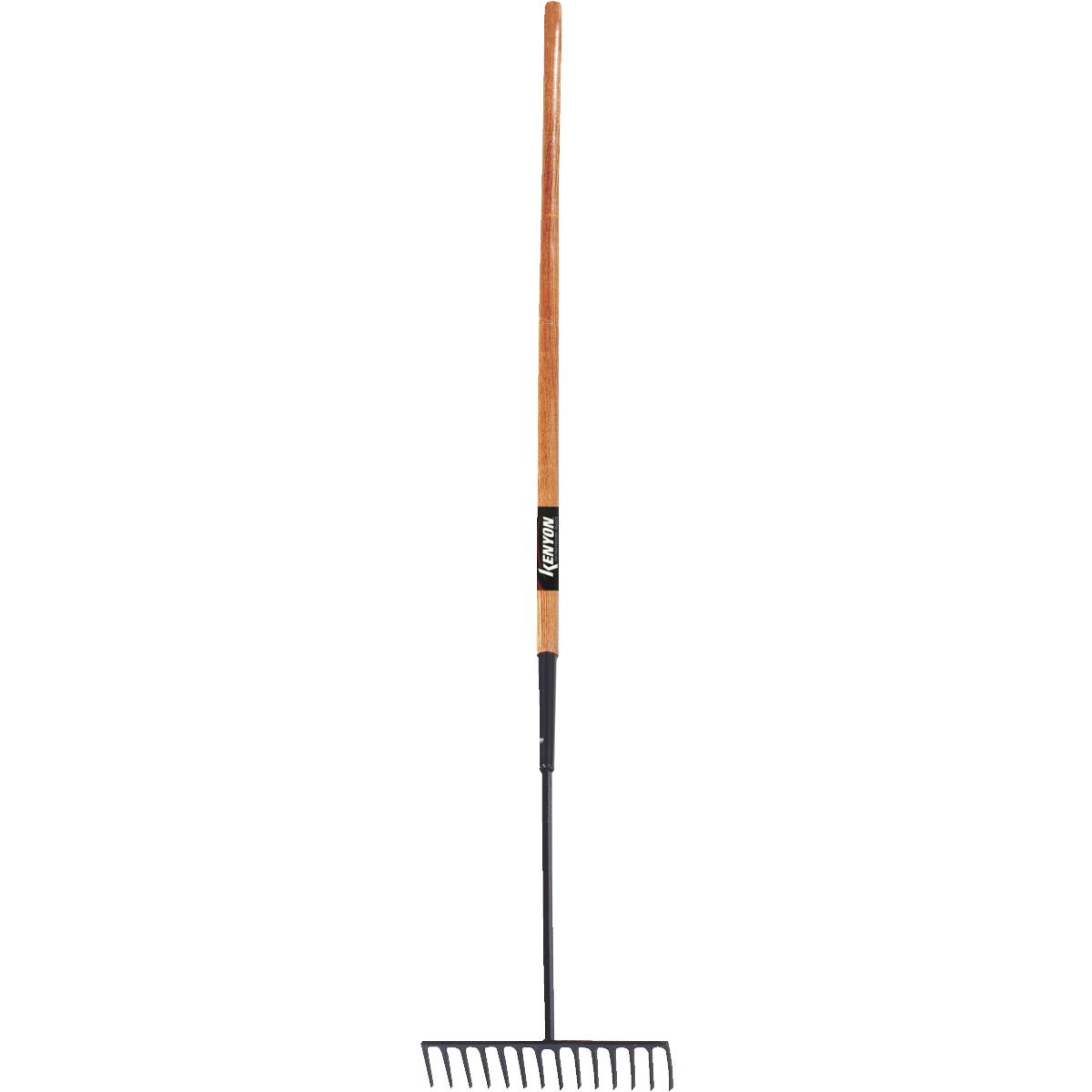 Kenyon 60 In. Wood Handle 14-Tine Asphalt Landscape Rake Image 1