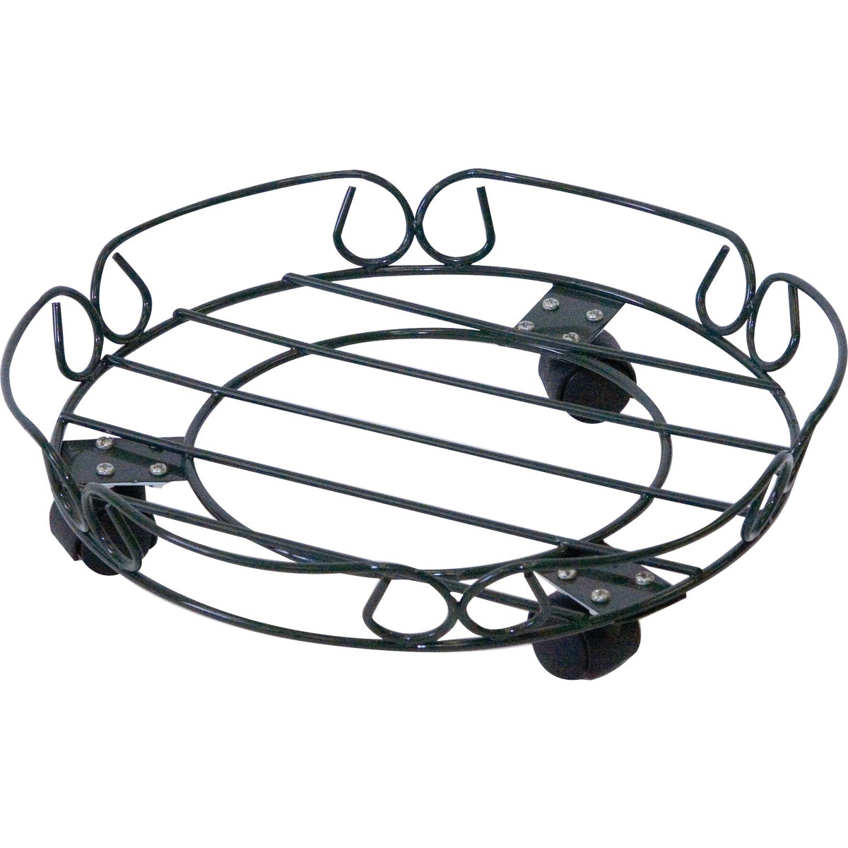 Green Thumb 12 In. Black Plant Caddy