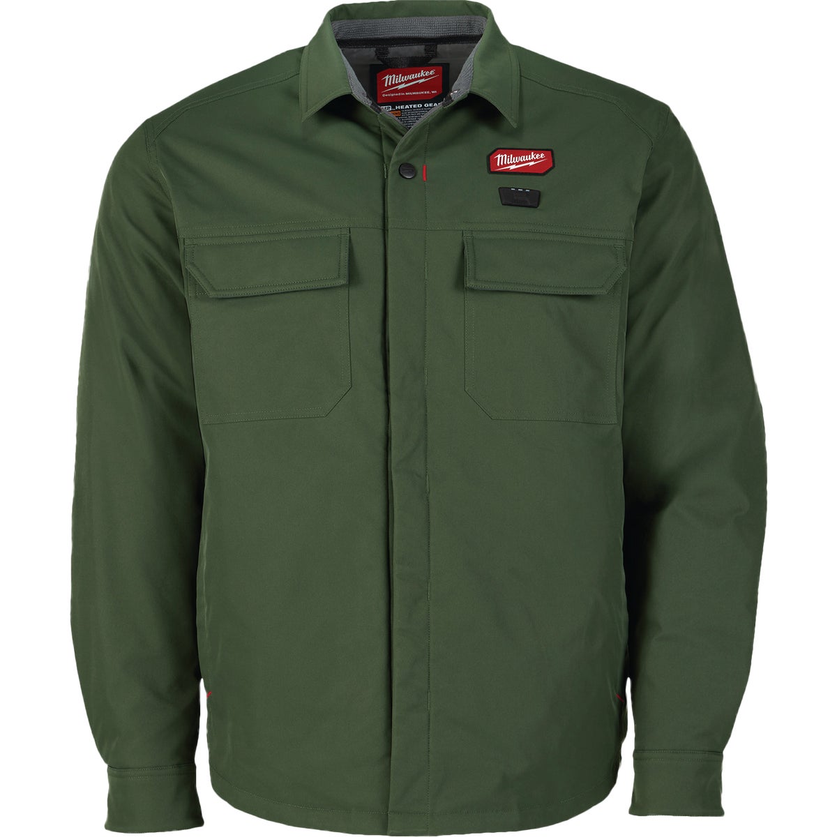 Milwaukee M12 Men's Large Green Heated Shirt Jacket Image 2