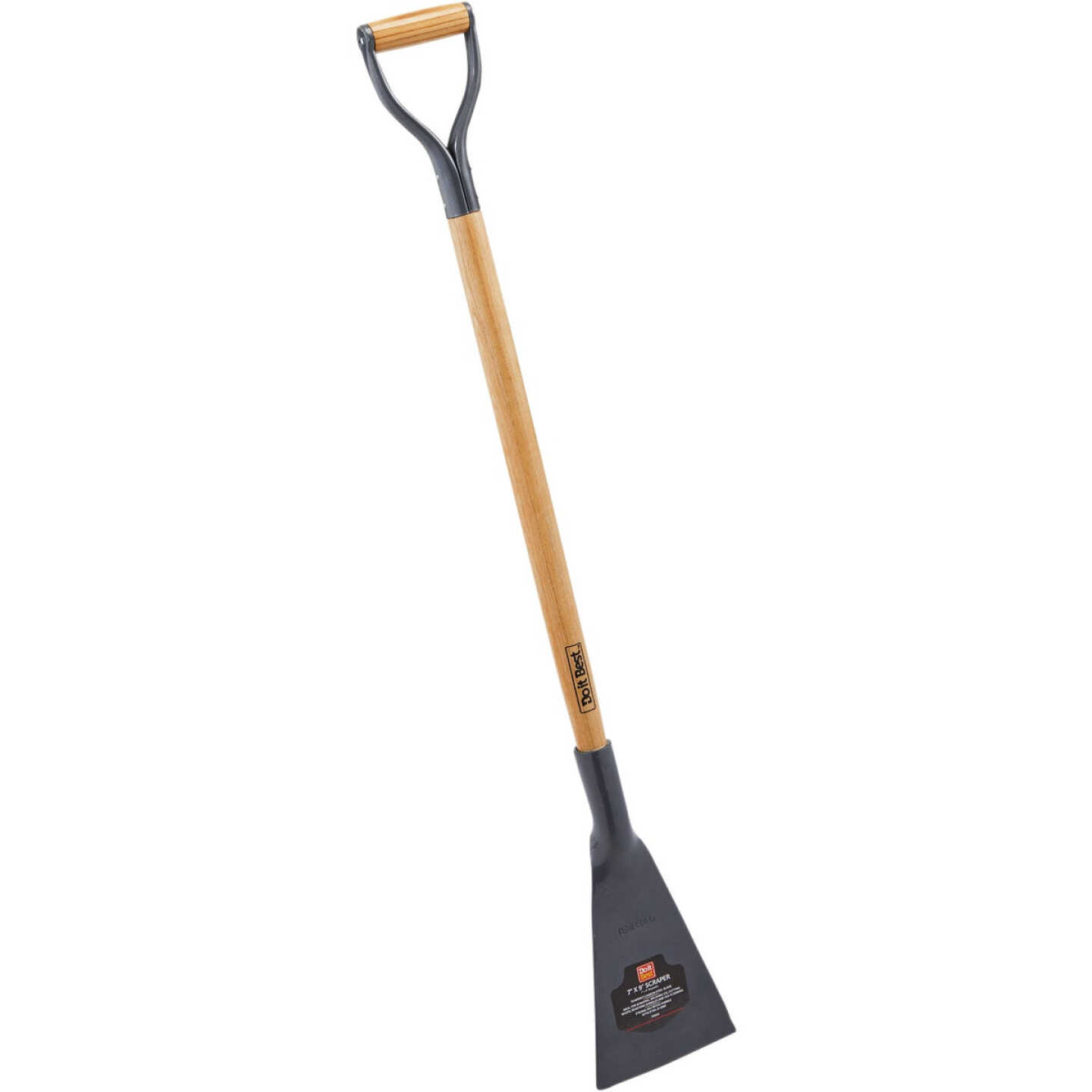 Do it Best SuperScraper 7 In. Steel Blade 36 In. Wood Handle Sidewalk Scraper Image 1