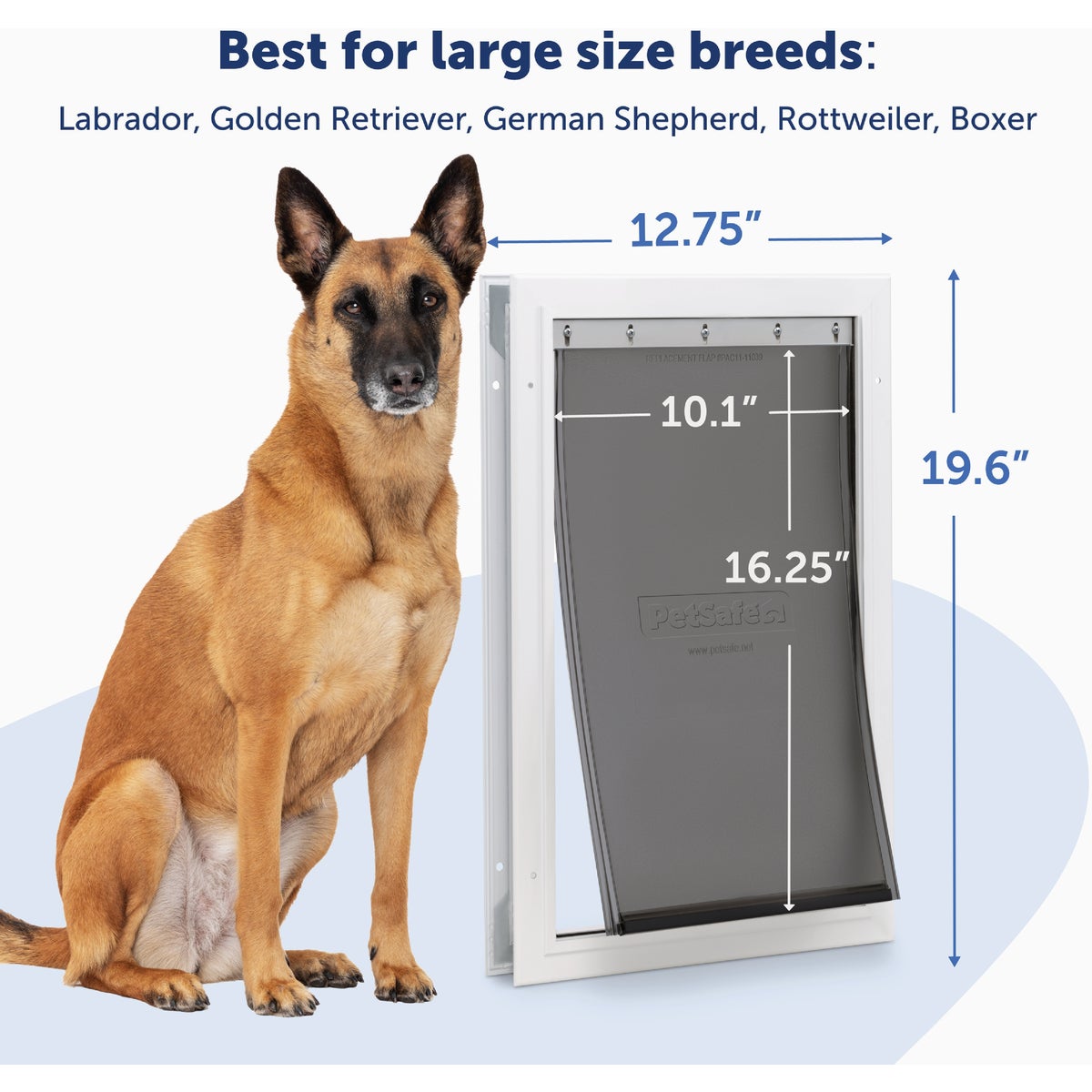 PetSafe Freedom Large White Aluminum Pet Door Image 2