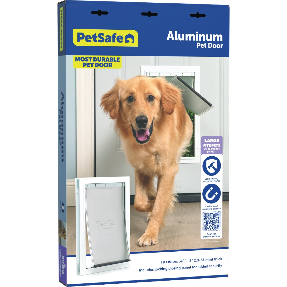 PetSafe Freedom Large White Aluminum Pet Door Image 7