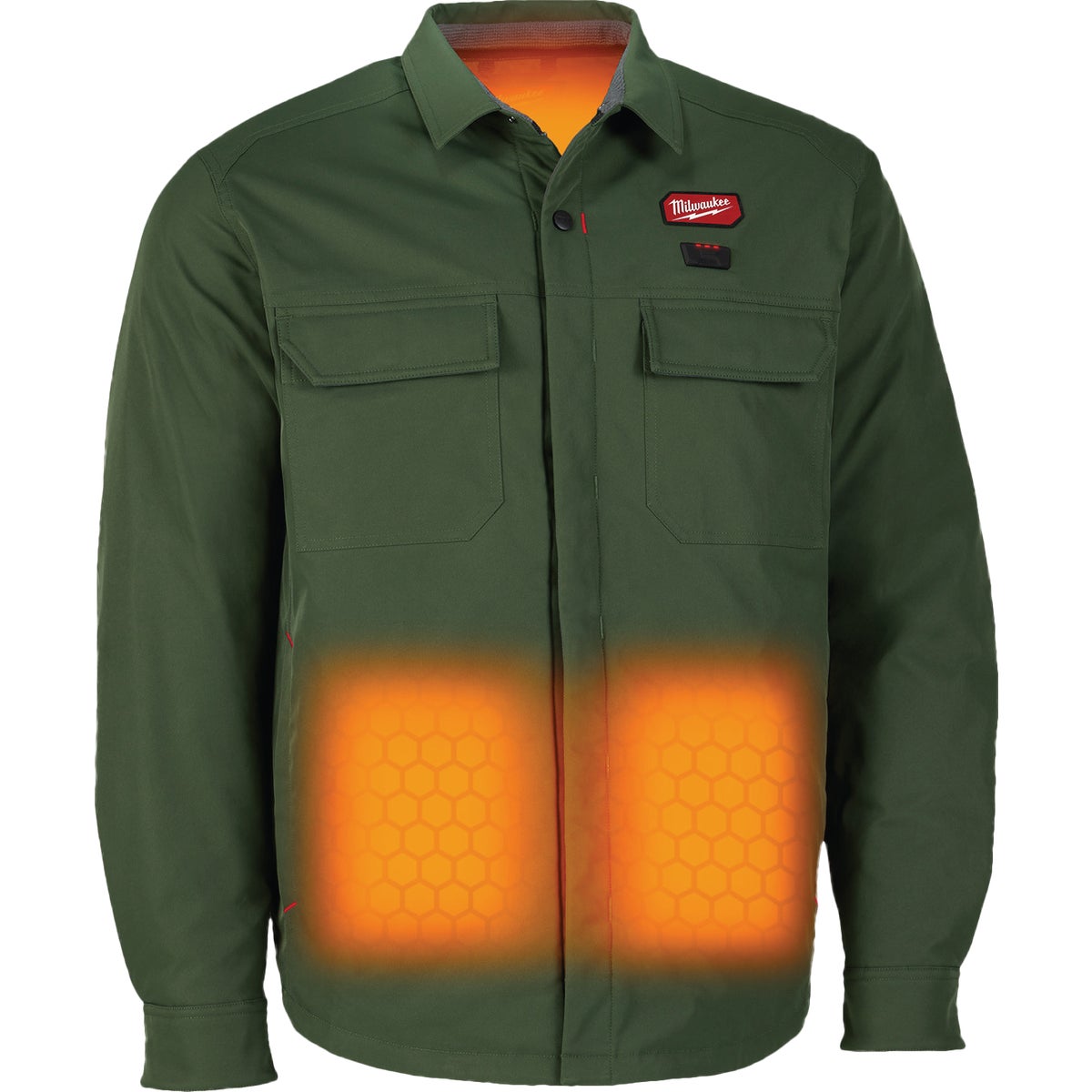 Milwaukee M12 Men's Medium Green Heated Shirt Jacket Image 3