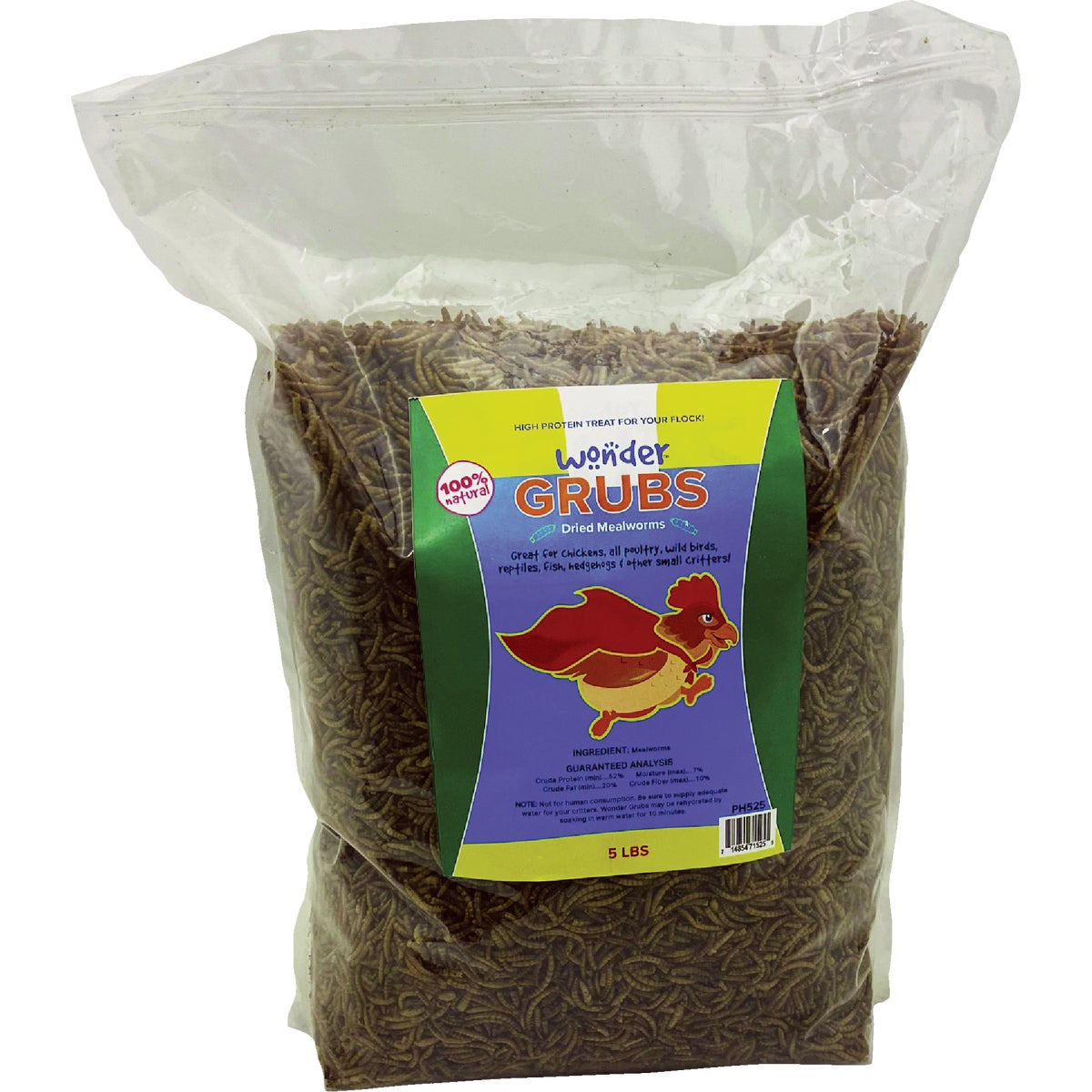 Wonder Grubs 5 Lb. Dried Mealworms