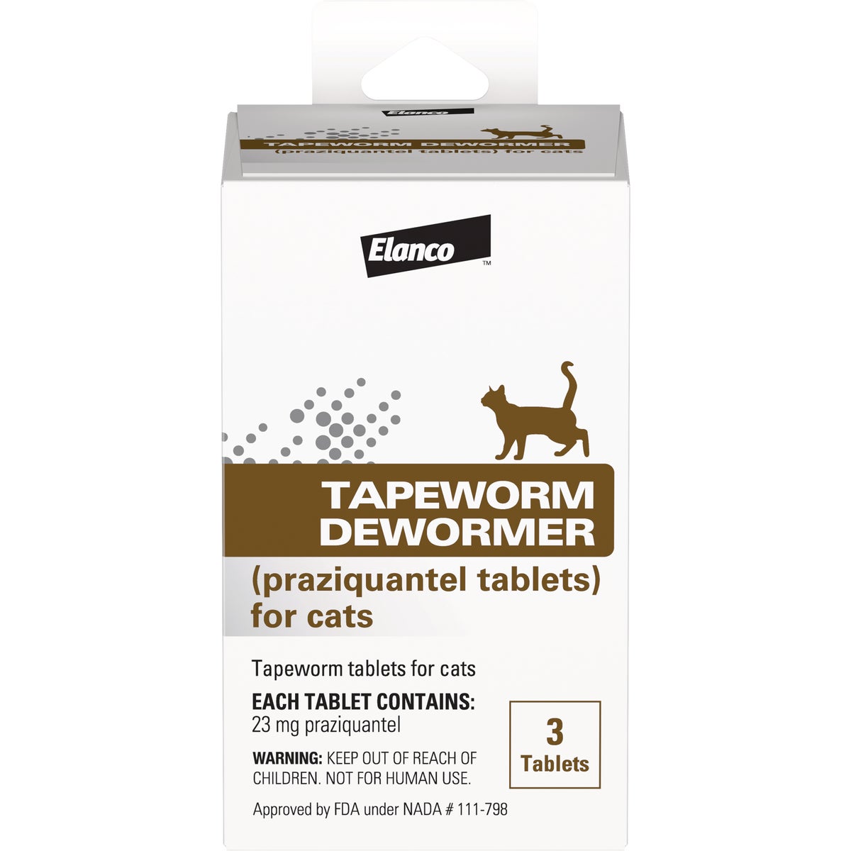 Elanco Tapeworm Dewormer for Cats (3-Pack)