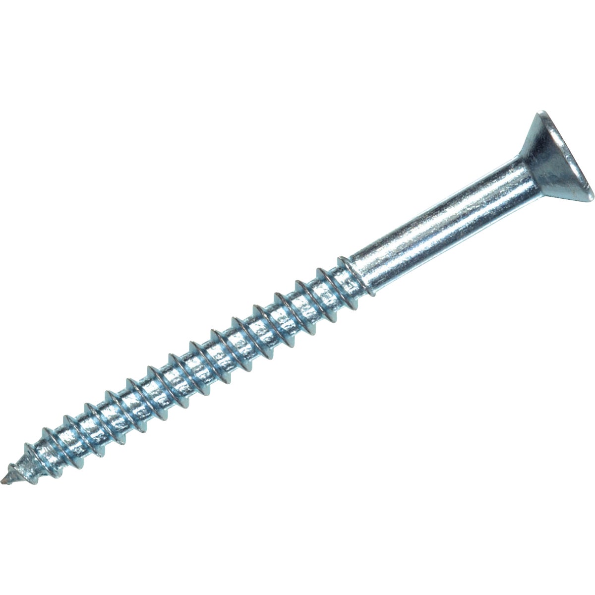 Hillman #4 x 1/2 In. Flat Head Phillips Zinc Wood Screw (100-Count)