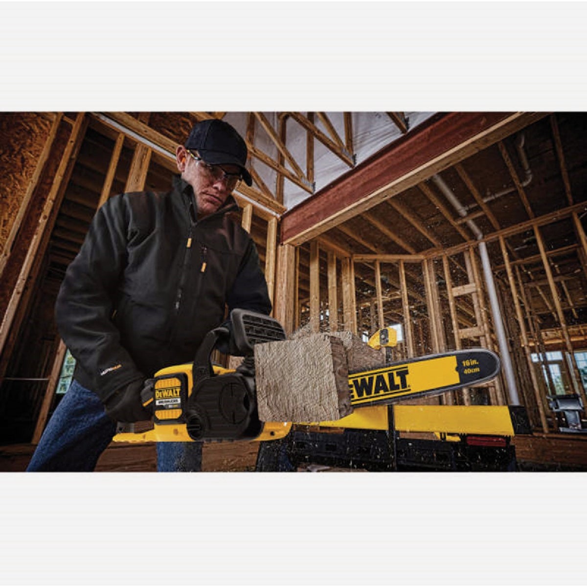 DEWALT Men's Black Soft Shell Heated Jacket Kit, XL Image 2