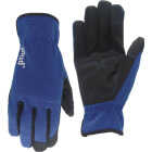 Mud Women's Small/Medium Synthetic Leather True Blue Garden Glove Image 1