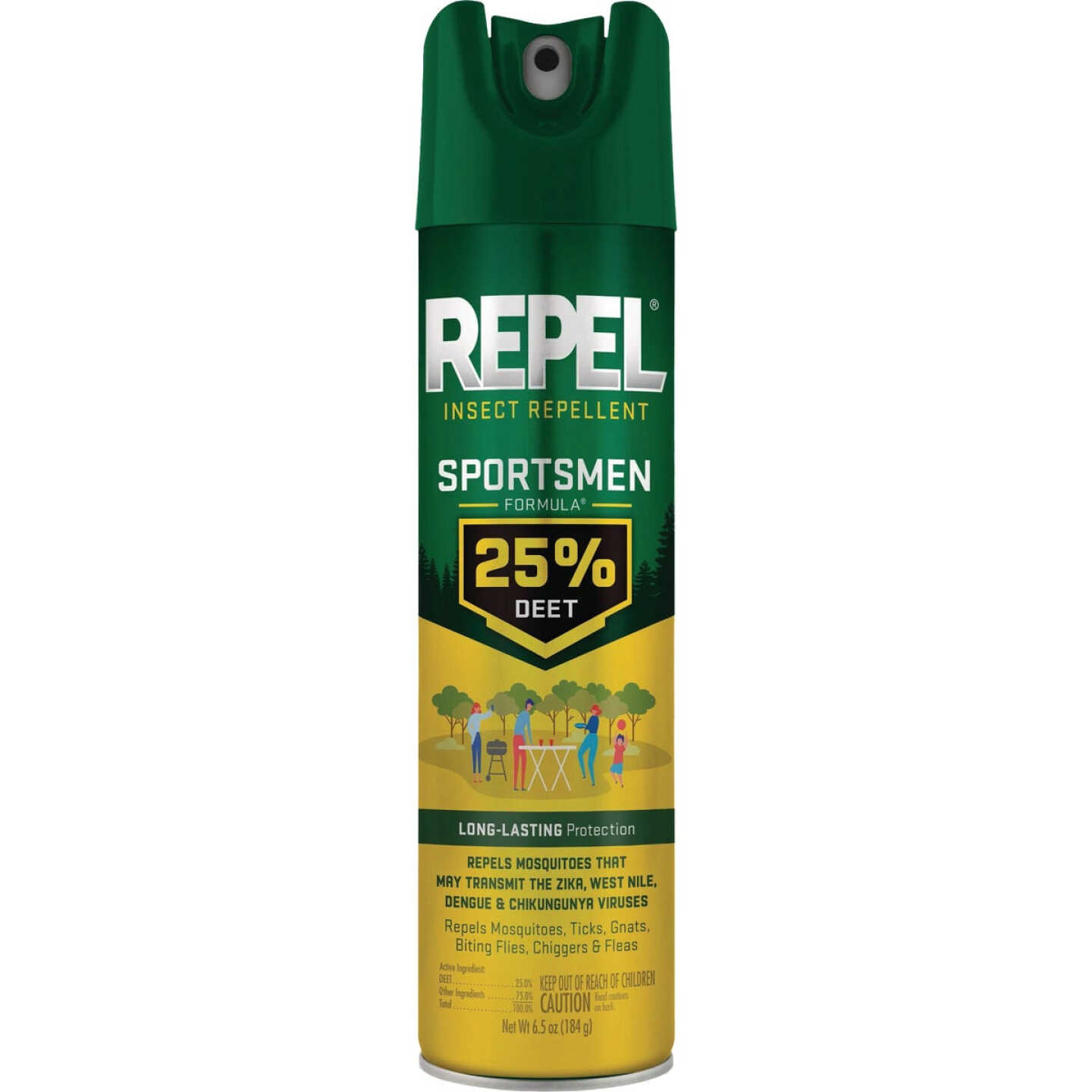 Repel Sportsmen Formula Aerosol Spray 25% DEET Insect Repellent Image 1