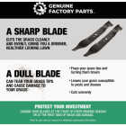 Genuine Factory Parts 46 In. Ultra High-Lift Blade Set (2-Piece) Image 3