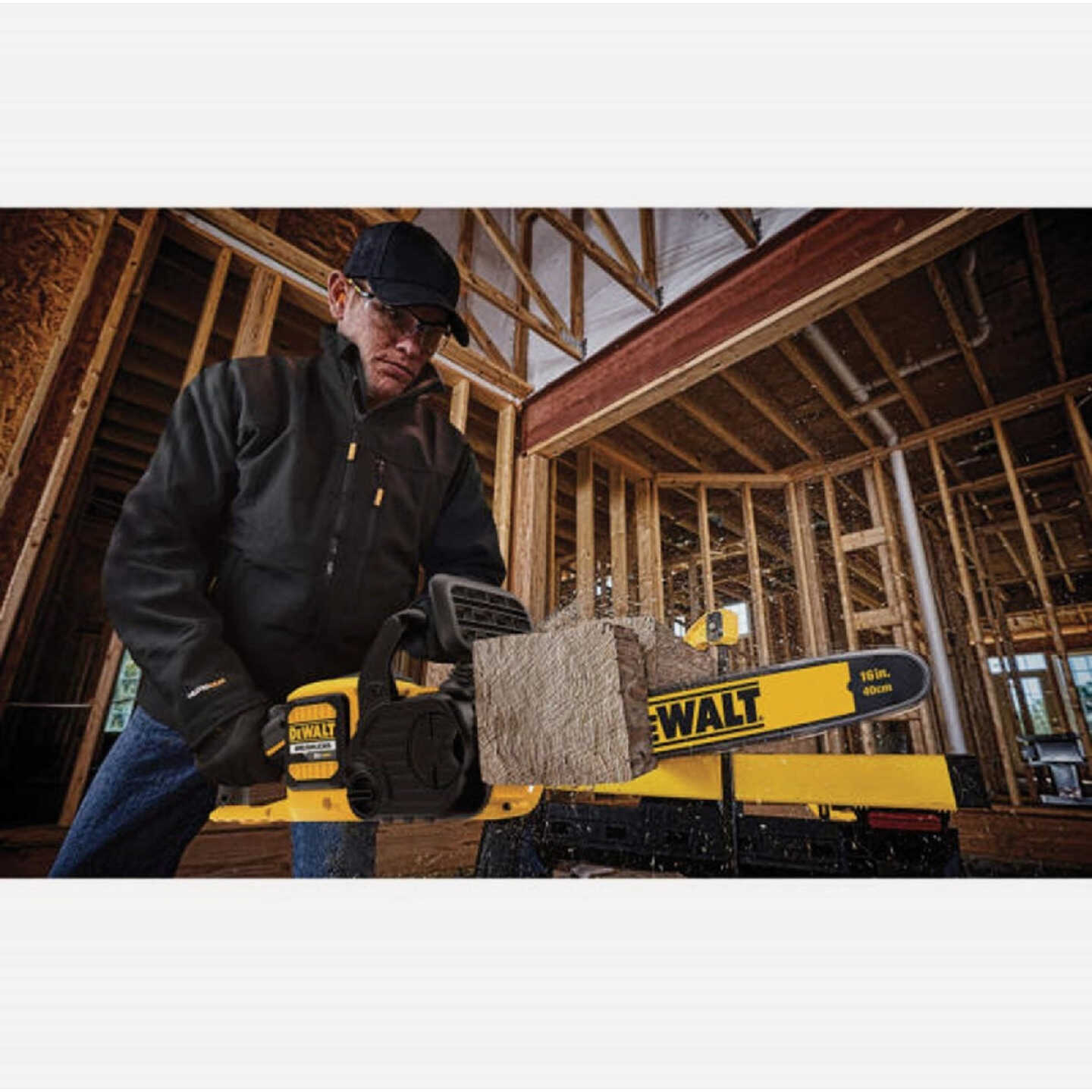 DEWALT Men's Black Soft Shell Heated Jacket Kit, M Image 2