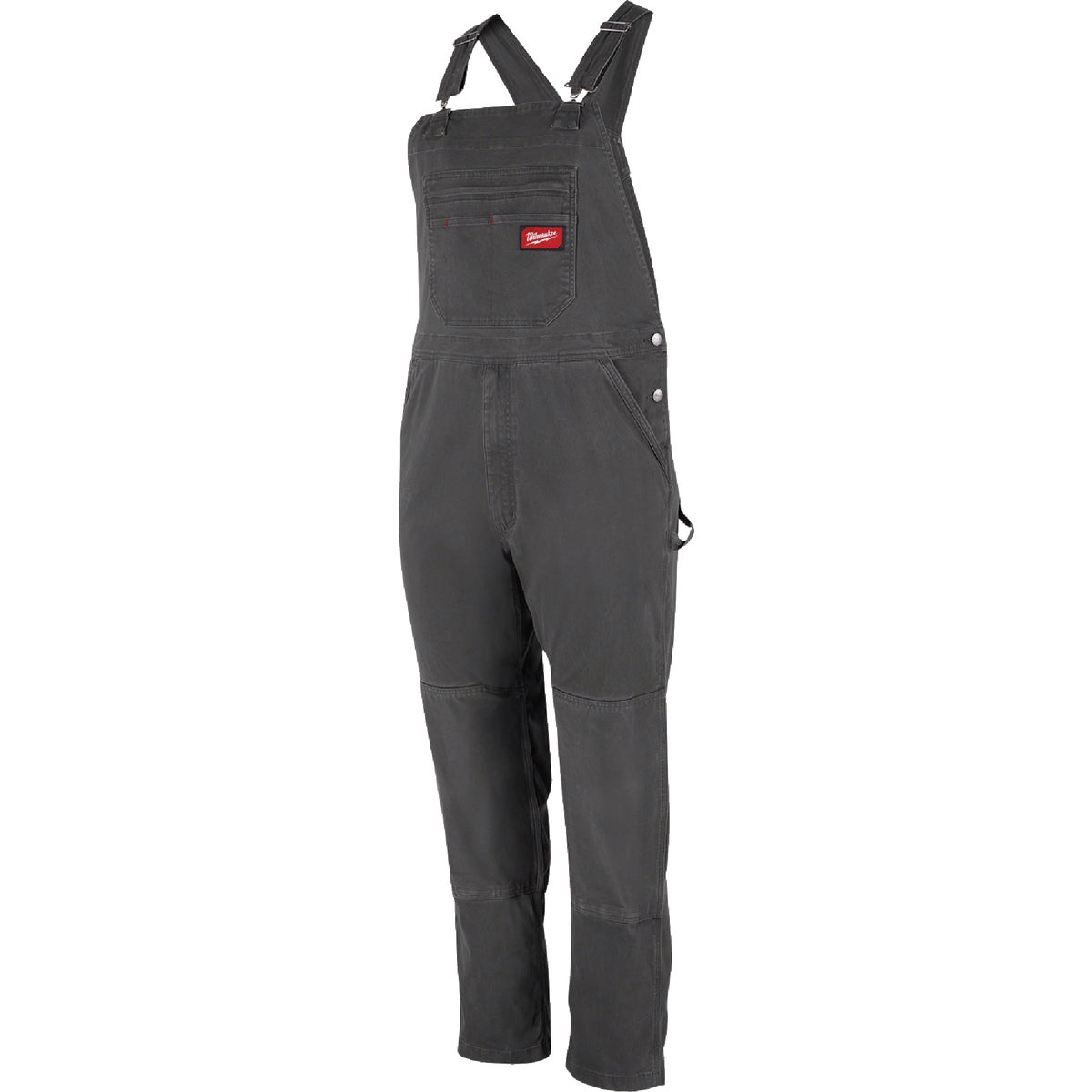 Milwaukee FREEFLEX Men's 30x34 Gray Unlined Bib Overalls Image 5