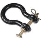 Double HH 1 In. Black Straight Clevis Image 1