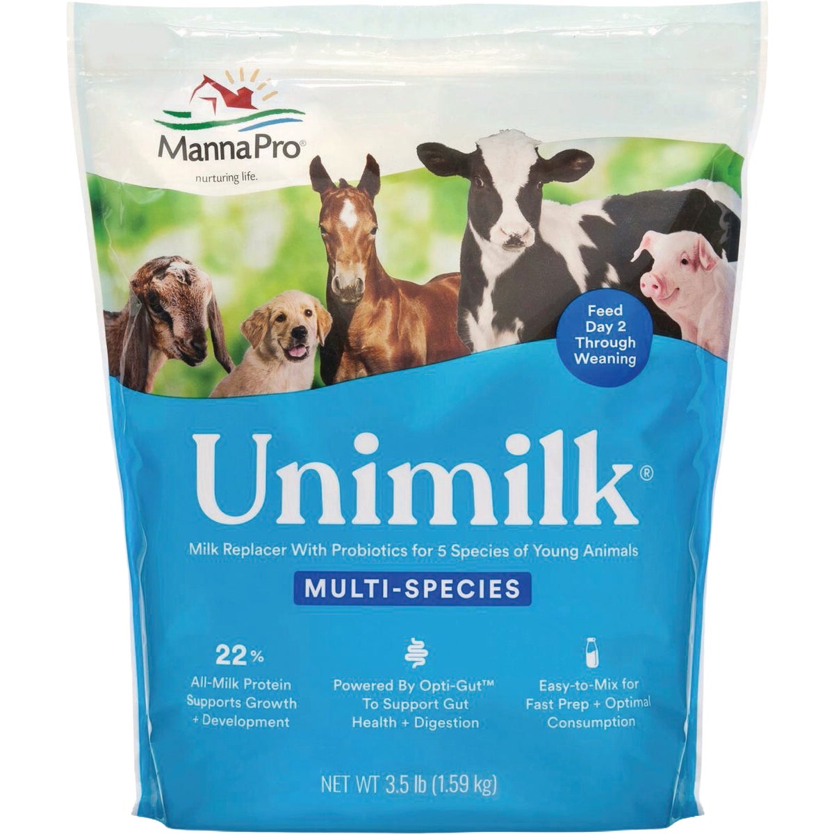 Manna Pro UniMilk 3.5 Lb. Multi-Species Milk Replacer
