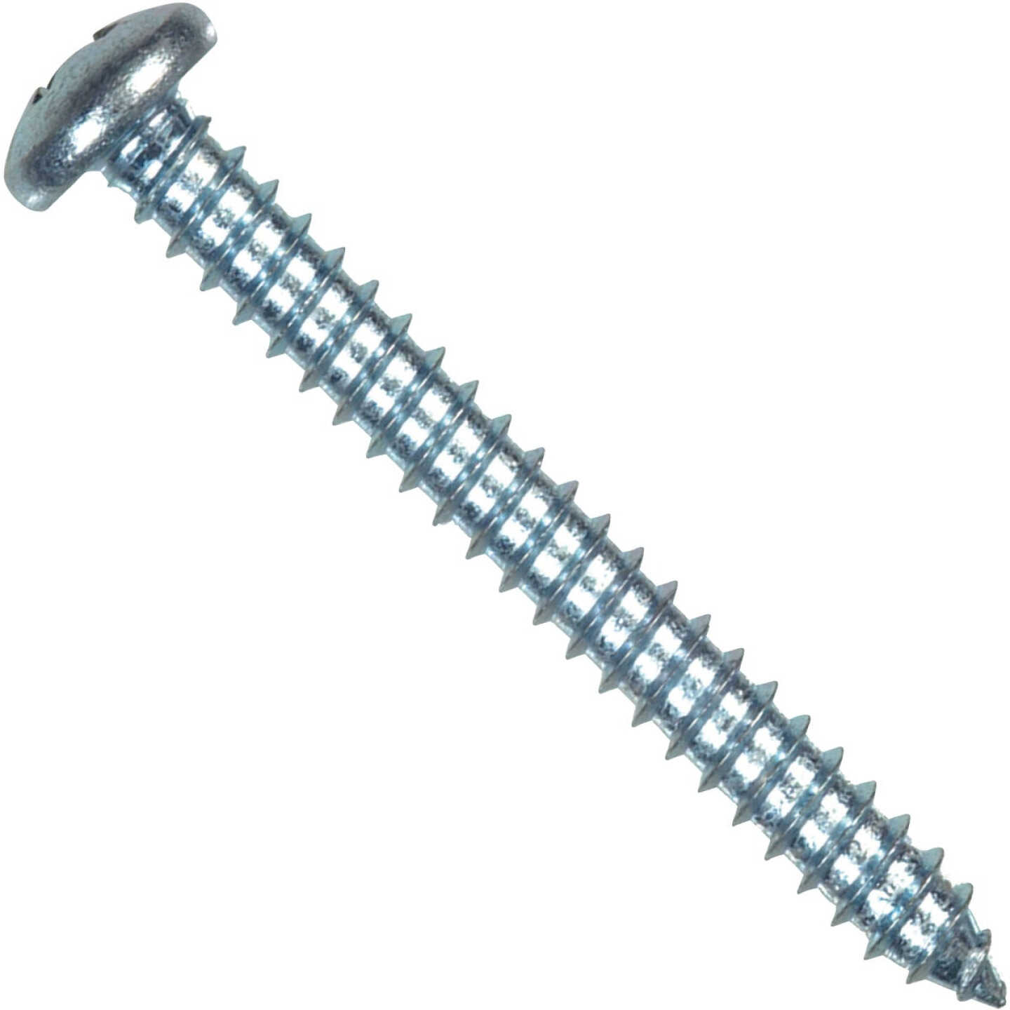 Hillman #6 x 3/4 In. Phillips Pan Head Zinc Sheet Metal Screw (100-Count) Image 1
