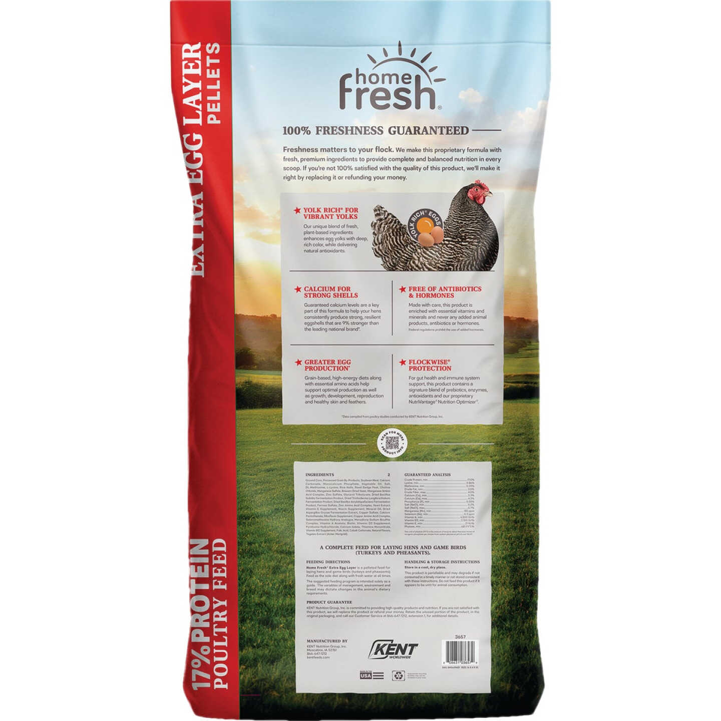 Kent Home Fresh Extra Egg Layer 50 Lb. Pellet Feed Image 7
