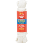 Do it Best 1/4 In. x 50 Ft. White Braided Nylon Packaged Rope Image 1
