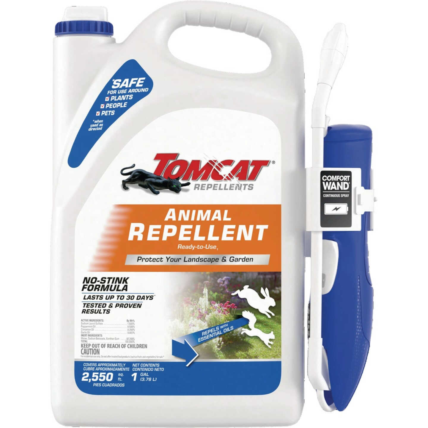 Tomcat 1 Gal. Ready To Use Animal Repellent with Comfort Wand Image 1
